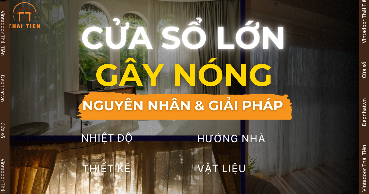 Vì sao cửa sổ kính lớn lại khiến phòng nóng hơn vào ban ngày? Giải thích từ góc nhìn vật lý & kiến trúc